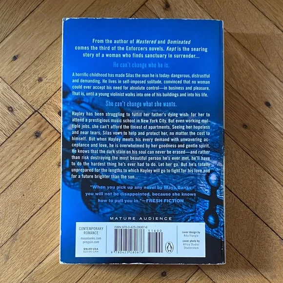 Blue 'Kept' by Maya Banks Book - Picture 2 of 2